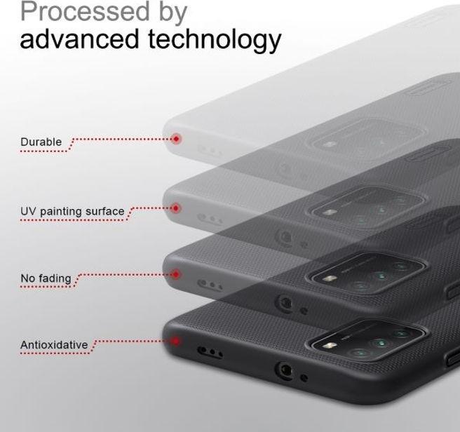 Actual product image Nillkin Super Frosted Shield Series (Xiaomi Poco M3)