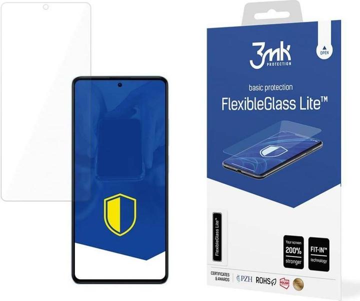 Immagine prodotto 3MK Vetro temperato per Xiaomi Redmi Note 12 5G / Poco X5 5G Hybrid Flexi 6H Series FlexibleGlass Lit (1 Pezzo/i, Xiaomi Redmi Note 12 5G)