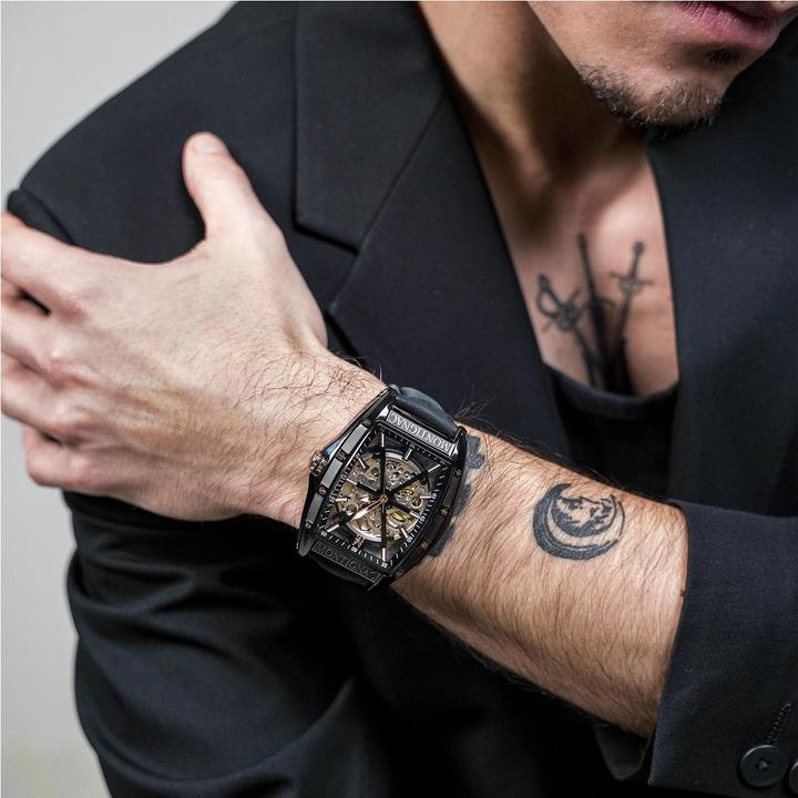 Produktbild Montignac Automatische Uhr Tonneau (Skeleton-Uhr)