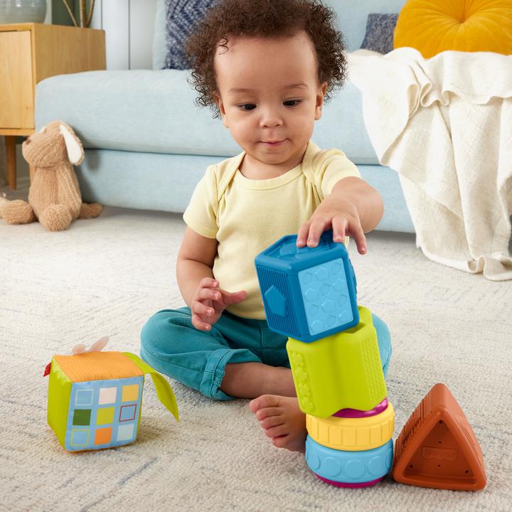 Produktbild Fisher-Price Baby Spielzeug Busy Activity Sensorische Blöcke