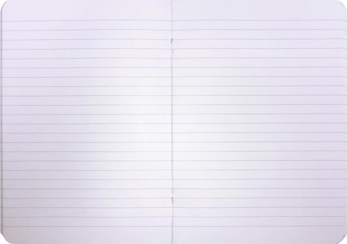 Actual product image Clairefontaine Note book with ruler (A5, Lined, Soft cover)