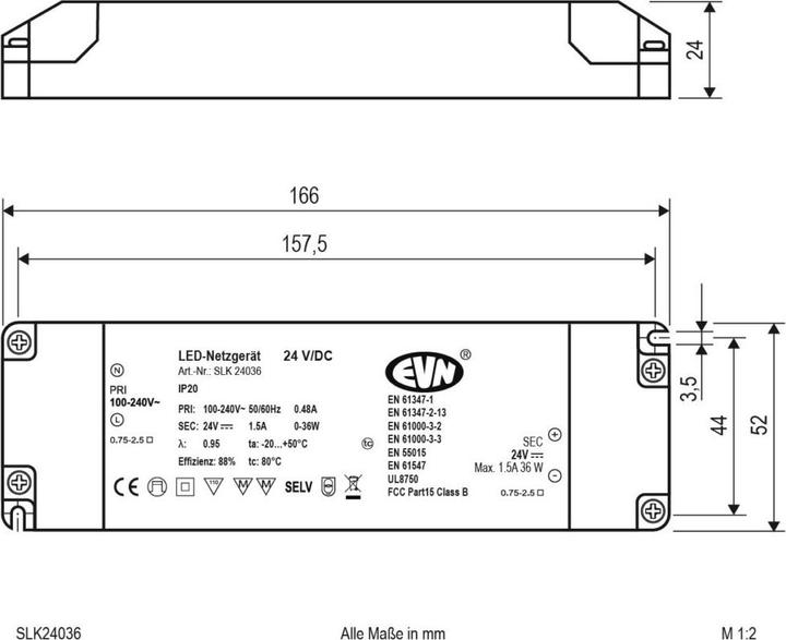 Produktbild EVN-Lichttechnik LED-Netzgerät