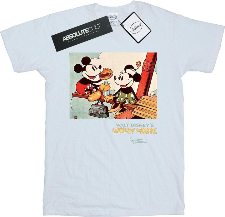 Immagine prodotto Disney Mickey Mouse Building A Building Maglietta Uomo (5XL)