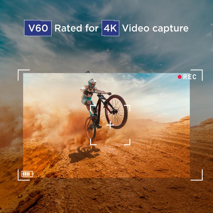 Actual product image 256GB ULTIMAPRO X3 UHS-II V60 Professional Grade SD Card Up to 300MB/s Read & 200MB/s Write (256 GB, SDXC, UHS-II)