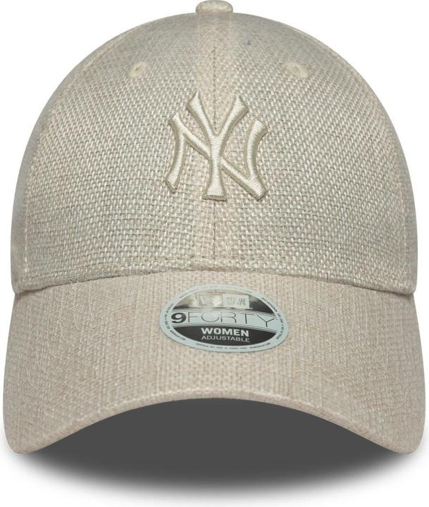 Actual product image New Era 9Forty Damen Cap - Woven New York Yankees Beige