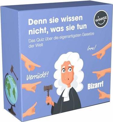 Produktbild Winkee 'Denn sie wissen nicht, was sie tun' das verrückte Gesetze Quiz (Deutsch)