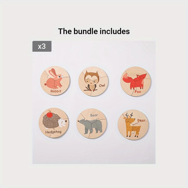 Actual product image Activity Board Wooden Paired Early Learning Congnitive Puzzle Toy, educational toy for children gifts