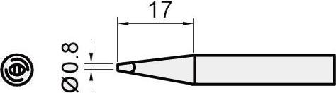 Yihua 900M-T-0.8D Lötspitze (Lötspitze)