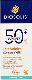 Actual product image Biosolis Bio Sport Extreme Sunscreen 50+ UVA+UVB Protection Water Resistant Fragrance-Free Vegan and Certifie (Suntan lotion, SPF 50)