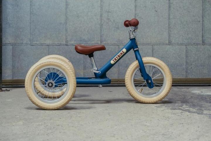 Produktbild Trybike Laufrad 2 in 1 vintage, blue matt (12")