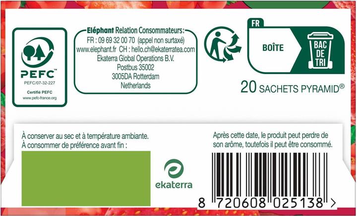Energie-Label Elephant Infusion Fruit Rouges (40 g)