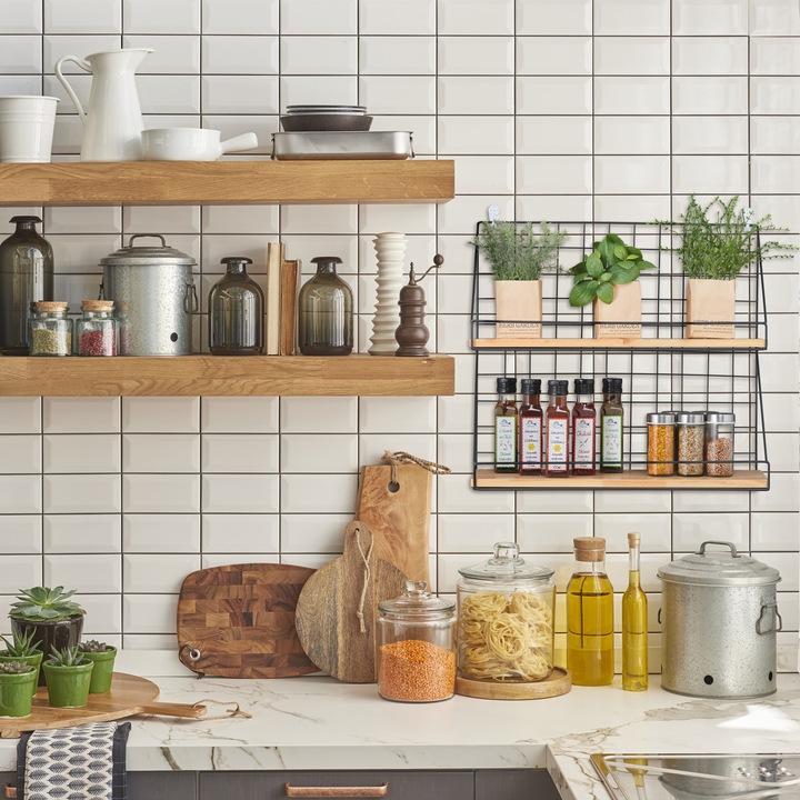 Actual product image Relaxdays Wall Shelf (45 x 16 x 41 cm)