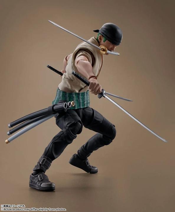 Image du produit Tamashii Nation One Piece S.H. Figuarts Actionfigur Roronoa Zoro (Netflix) 14 cm