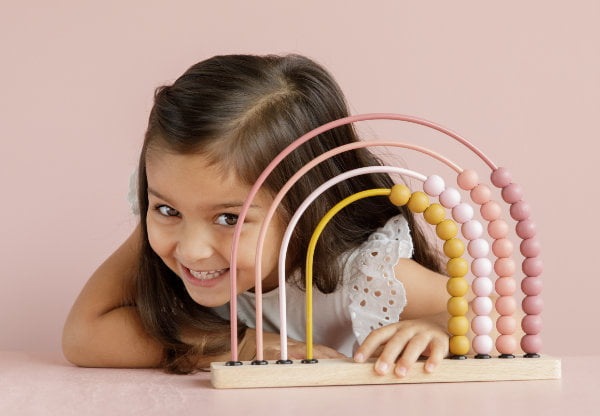 Immagine prodotto Little Dutch Regolo calcolatore Abacus rosa arcobaleno