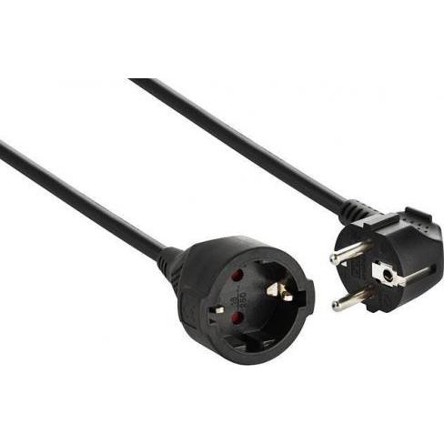 Electraline, Verlängerungskabel, 01693 Schwarz (5 m)