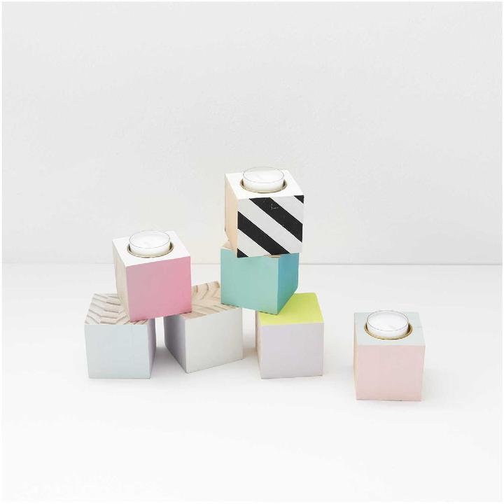 Produktbild Rico Design Holzwürfel 6 x 6 x 6 cm, 4 Stk F.500605