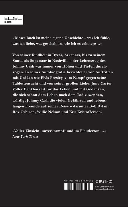 Image du produit Cash - Die Autobiografie (Allemand, Johnny Cash, 2021)