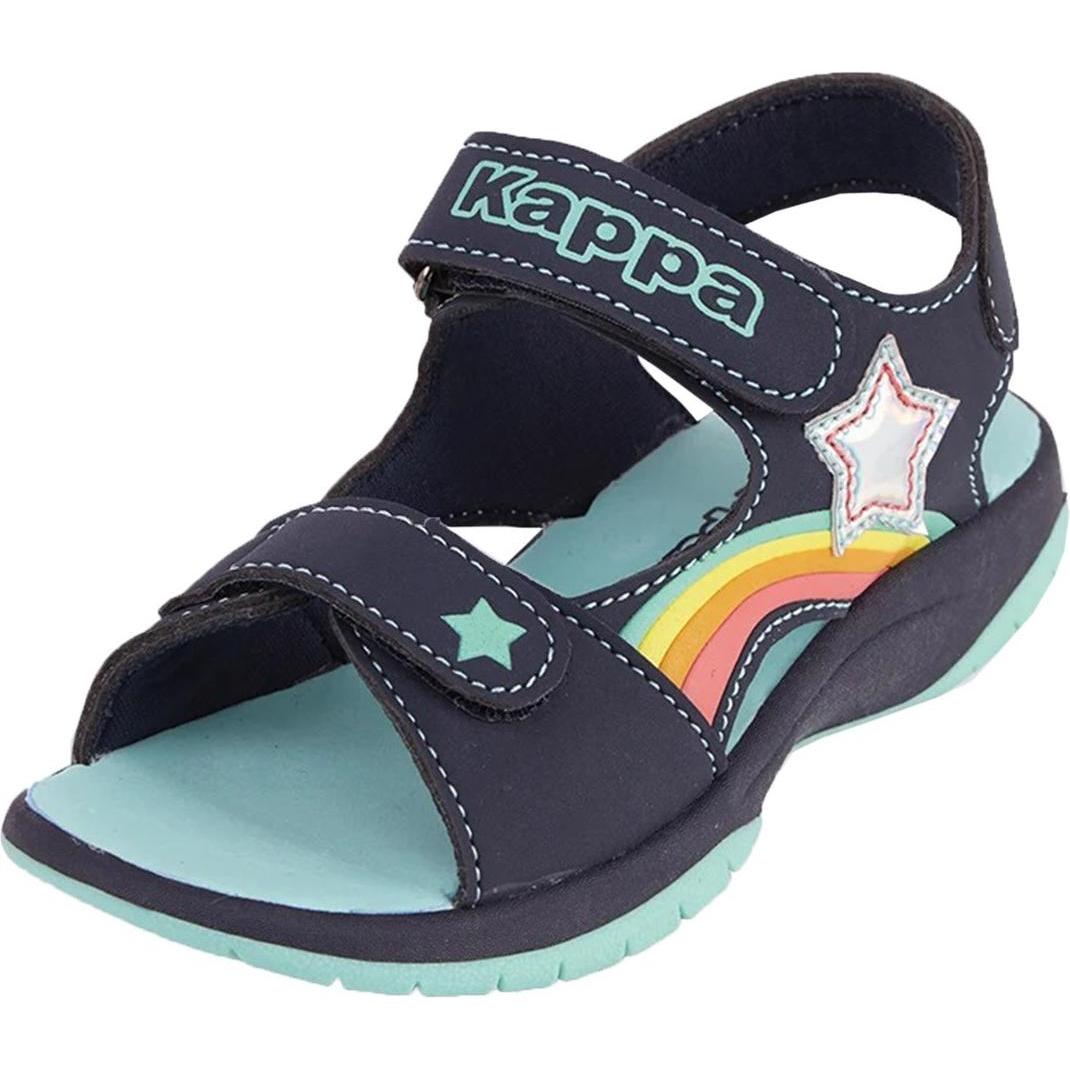 Kappa, Jungen, Sandalen, Sandały dla dzieci Pelangi G granatowo-miętowe 261042K 6737 30, Blau, (30)