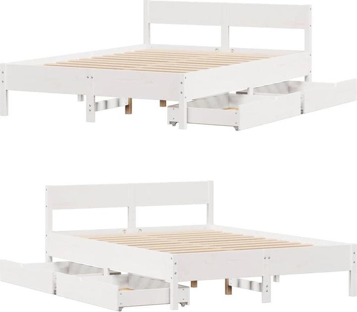 Actual product image VidaXL Bed without mattress (120 x 200 cm)