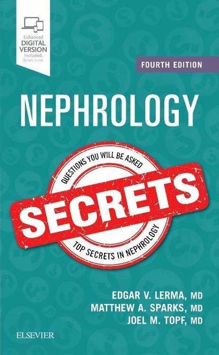 Produktbild Nephrology Secrets (Englisch, Edgar V. Lerma, Joel Topf, Matthew A Sparks, 2018)