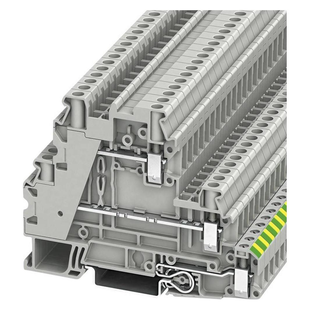 Phoenix Contact Grigio Ut 4-Pe/L/L, Accessori Di Elettronica + Alloggiamento,