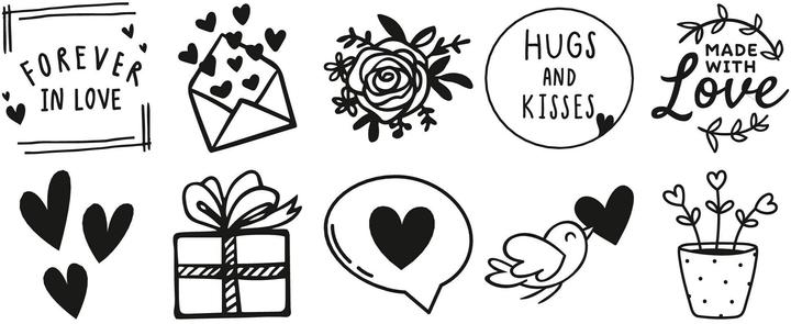 Image du produit Trodat Tampon SWITCH messages d'amour