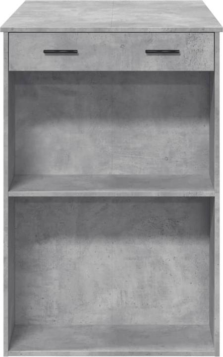 Actual product image vidaXL Bar table High table Counter table Kitchen table Concrete grey Wood-based material