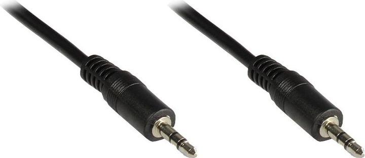 Produktbild Good Connections 3,5mm Klinkenkabel 2,5m Stecker - Stecker Audio Stereo schwarz (2.50 m)