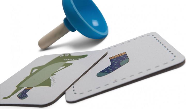 Actual product image BS Kids game Crocodile socks (English, French, German, Italian, 2 - 4 Players)