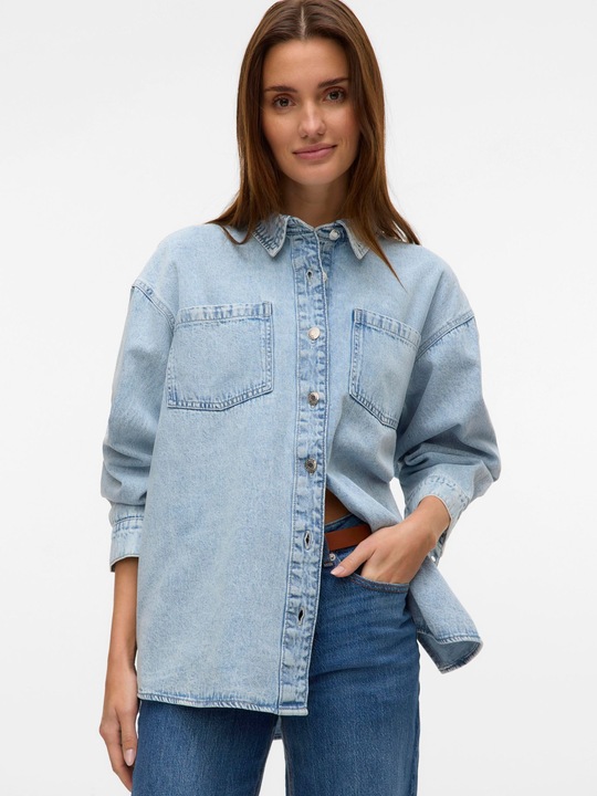 Produktbild Vero Moda VMJENNIE Jeanshemd Jeanshemd (S)