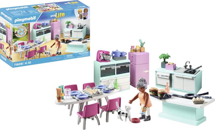 Image du produit Playmobil Cuisine avec coin repas (71608, Playmobil Ma vie)