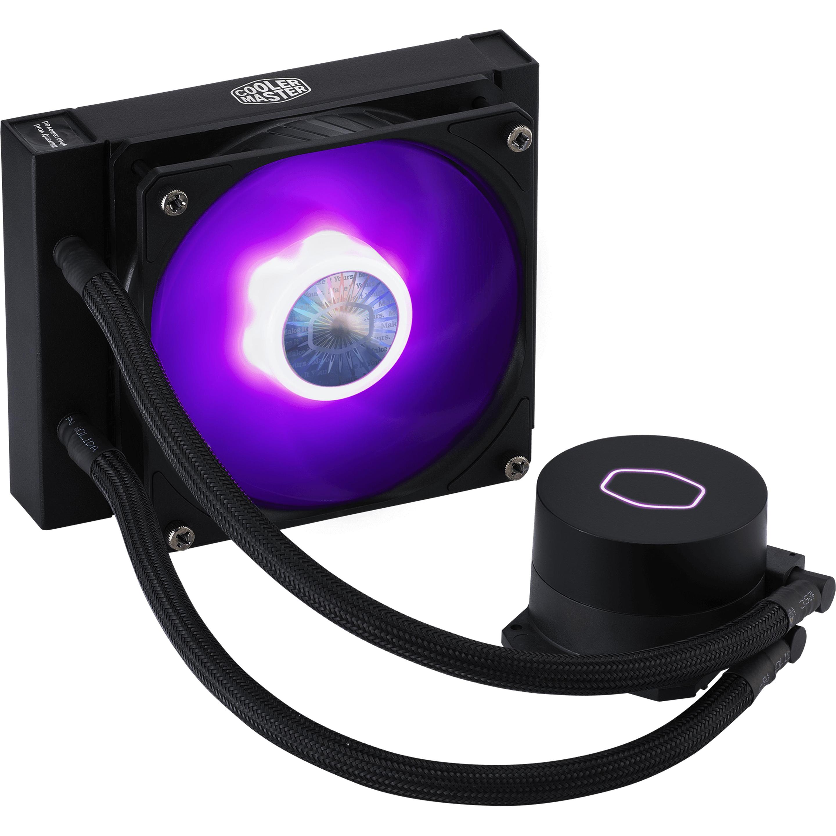 Thumbnail - Cooler Master MasterLiquid ML120L, CPU Wasserkühler, Schwarz