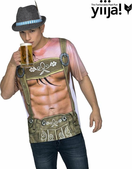 Actual product image My Other Me Men's short-sleeved T-shirt Tyrolean men (M)