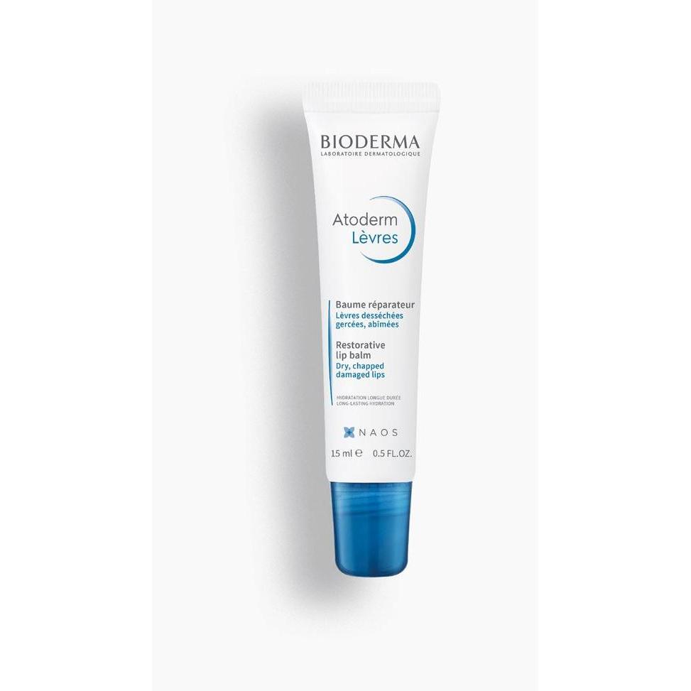 Bioderma, Cura delle labbra, Atoderm Baume Lèvres (Balsamo per le labbra, 15 ml)