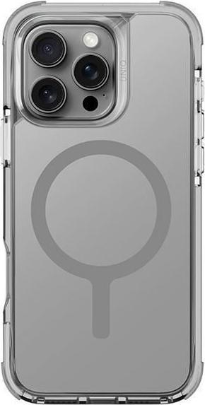 Productafbeelding Uniq etui Combat iPhone 16 Pro 6,3" Magclick Oplaadzadel/steengrijs (Apple iPhone 16 Pro)