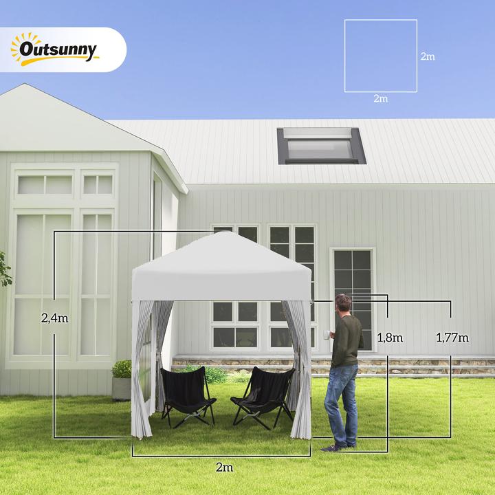 Actual product image Outsunny Pavilion (200 cm, 200 cm)