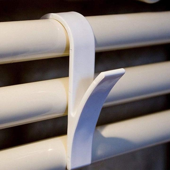 Actual product image König Design Towel hook bathroom no drilling plastic towel rail for radiators
