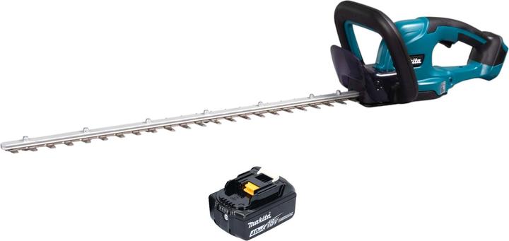 Actual product image Makita DUH 607 M Cordless hedge trimmer 18 V 60 cm + 1x battery 4.0 Ah - without charger (Rechargeable battery operated)