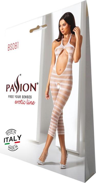Produktbild Passion Woman Bs081 Bodystocking - Weiss Eine Gr?Sse (One Size)