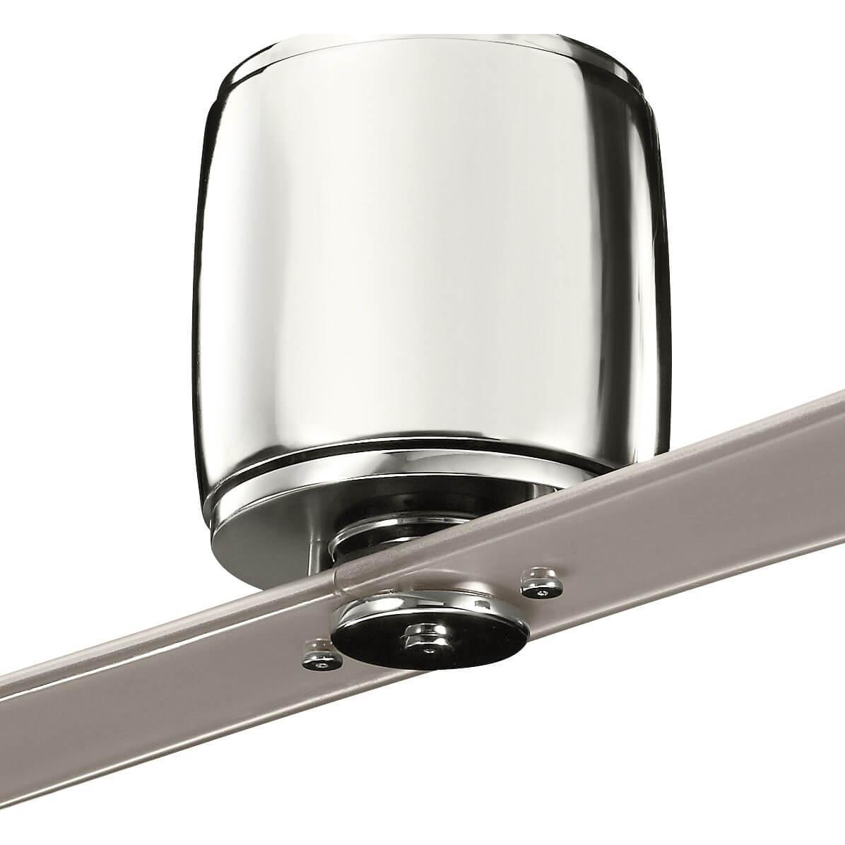 Thumbnail - Elstead Lighting Ferron leiser Deckenventilator Ø152cm DC-Motor + Fernbedienung Champagner klar, Ventilator, Silber