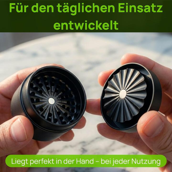 Produktbild LiftyLeaf Flow 55 Kräutermühlen-Set mit Magnetverschluss