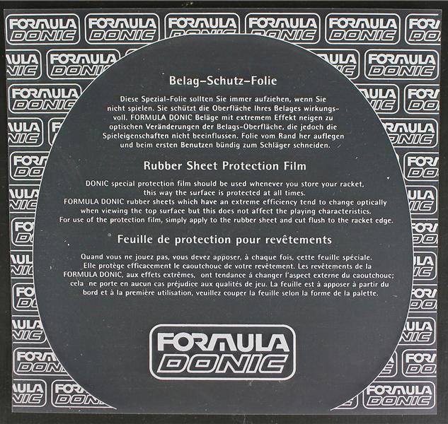 Actual product image Donic Protective film Formula