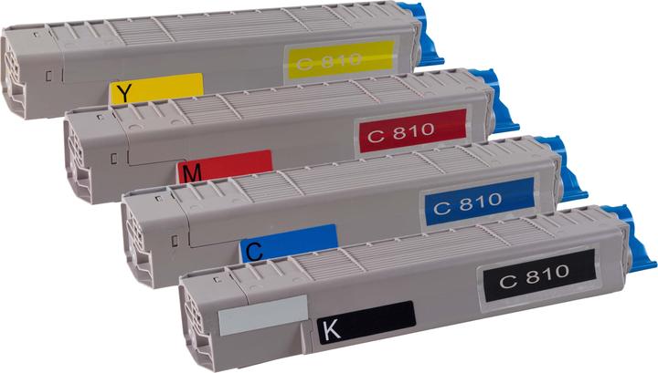 Produktbild Tonerfabrik Komp. Toner SET OKI C810 (M, BK, C, Y)