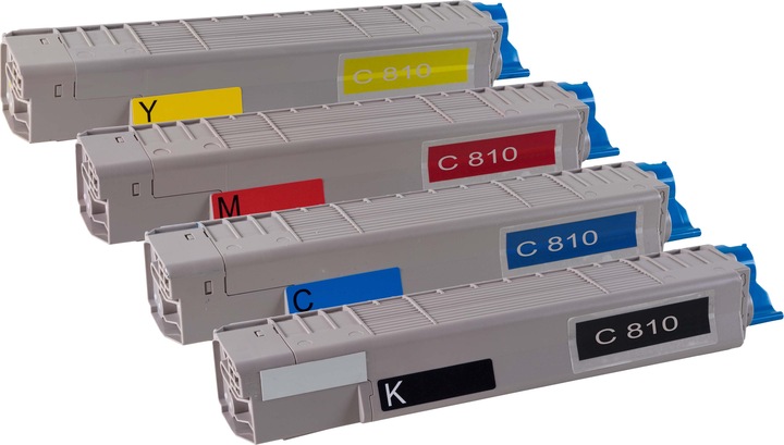 Immagine prodotto Tonerfabrik Comp. Toner SET OKI C810 (M, FC, C, Y)