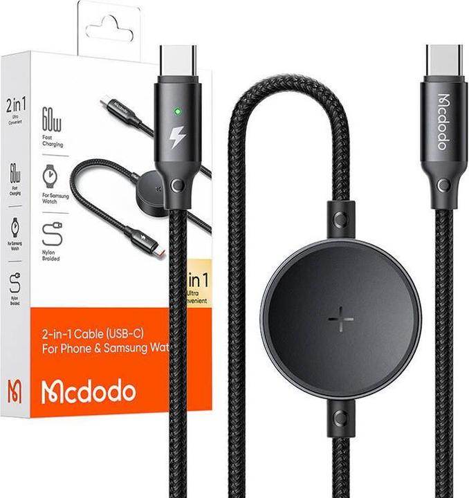 Produktbild Mcdodo USB C – USB C (1.50 m, USB 2.0, 60 W)