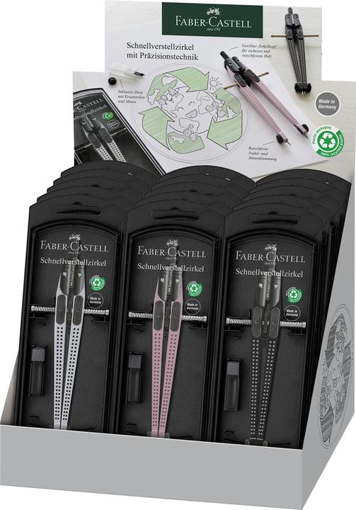 Produktbild Faber-Castell Schnellverstellzirkel Grip Display