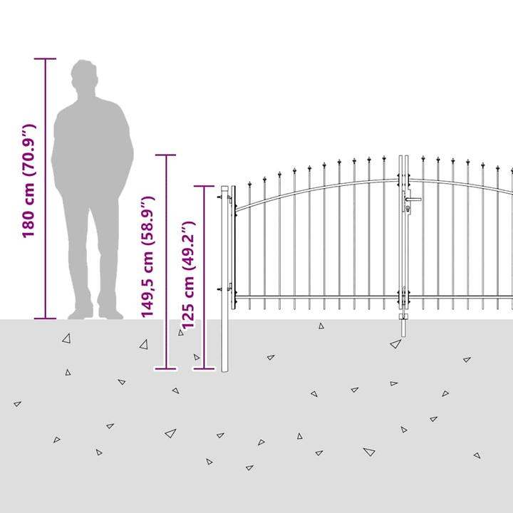 Produktbild vidaXL Modernes Tor