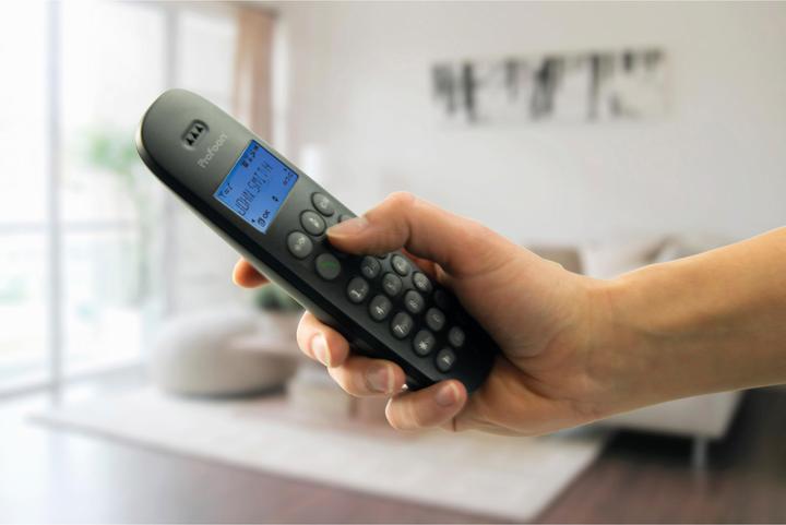 Image du produit Profoon Téléphone DECT avec 3 combinés, noir