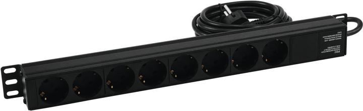Actual product image Eurolite R19-8 19 inch power distributor 8-way 1 U (8x, 2.70 m)