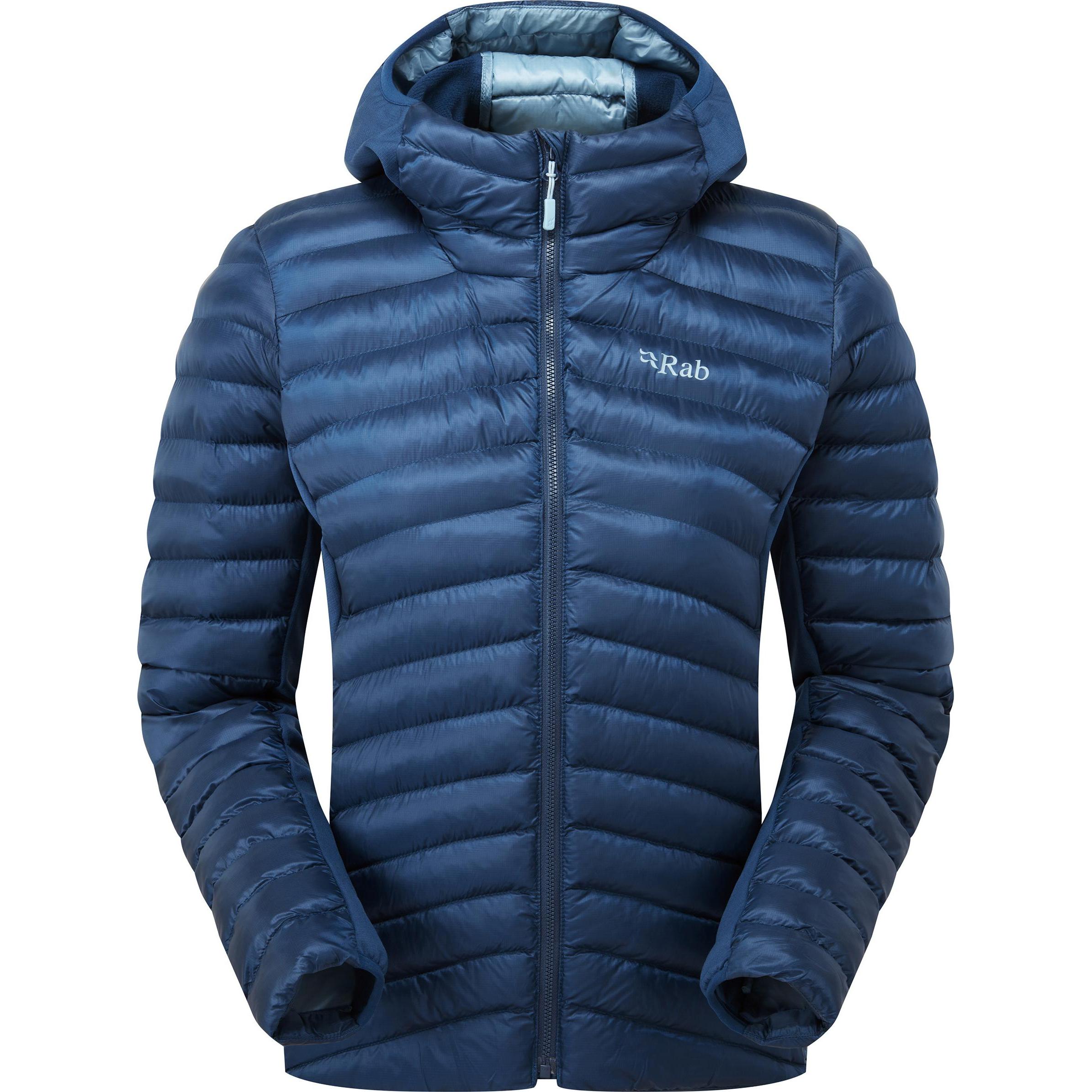 Rab, Damen, Jacke, Cirrus Flex Hoodie (14, L), Blau, L, 14